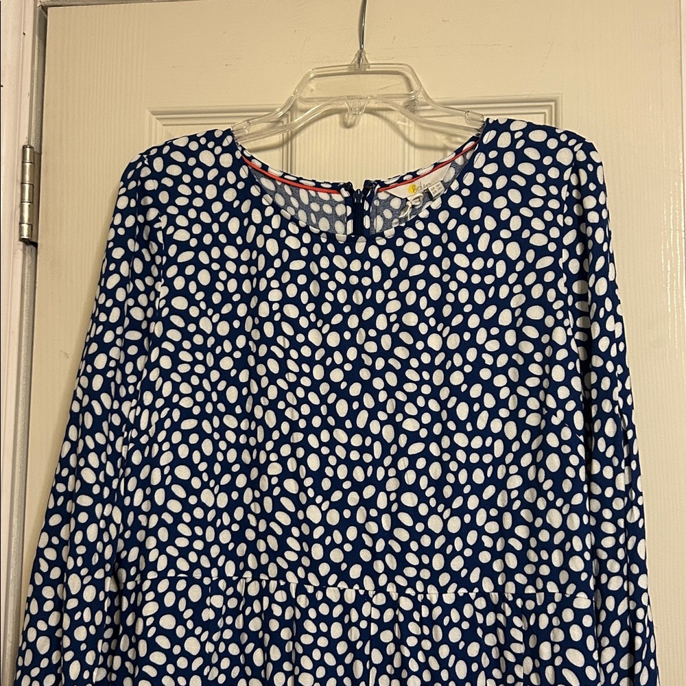 LiKe💝for $20 off🍭 Boden blue white dress Glorious British Style NWT - Picture 2 of 8